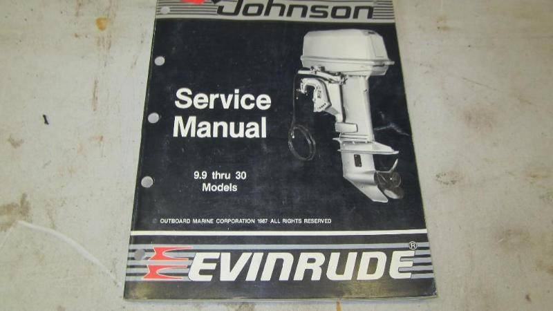Johnson boat motor repair manual...