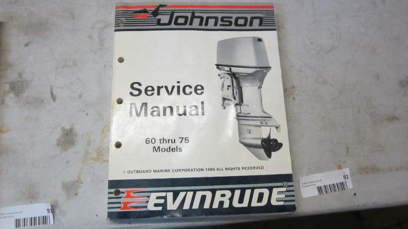 Johnson boat motor repair manual...