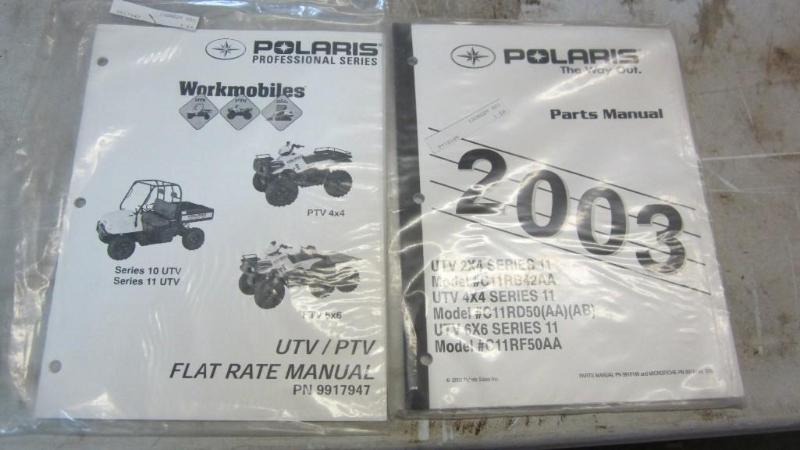 03 Polaris UTV manual...