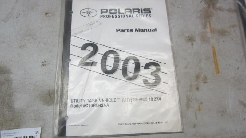 03 UTV 2x4 manual...