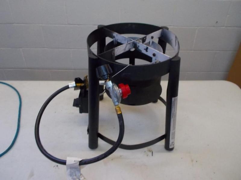 lot 41 image: Propane Burner Frame for turkey coo...
