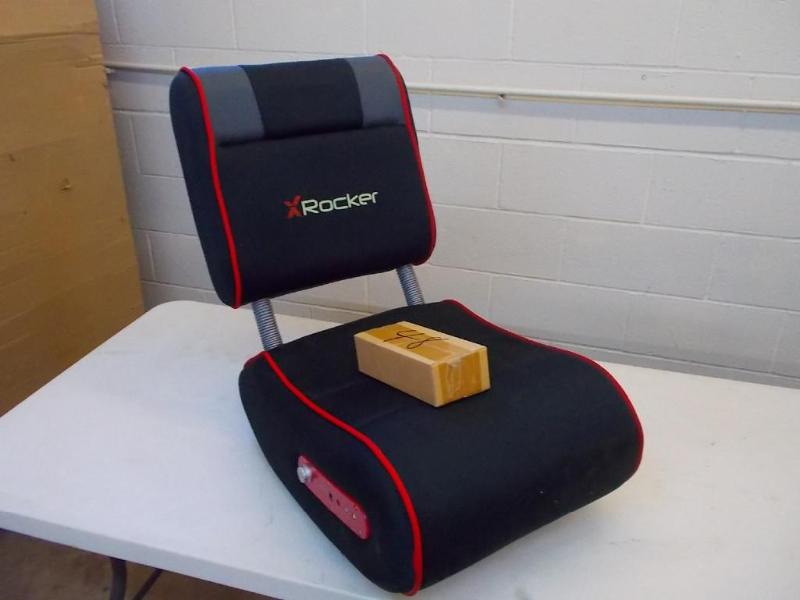 lot 48 image: X-Rocker sound chair-black  an...