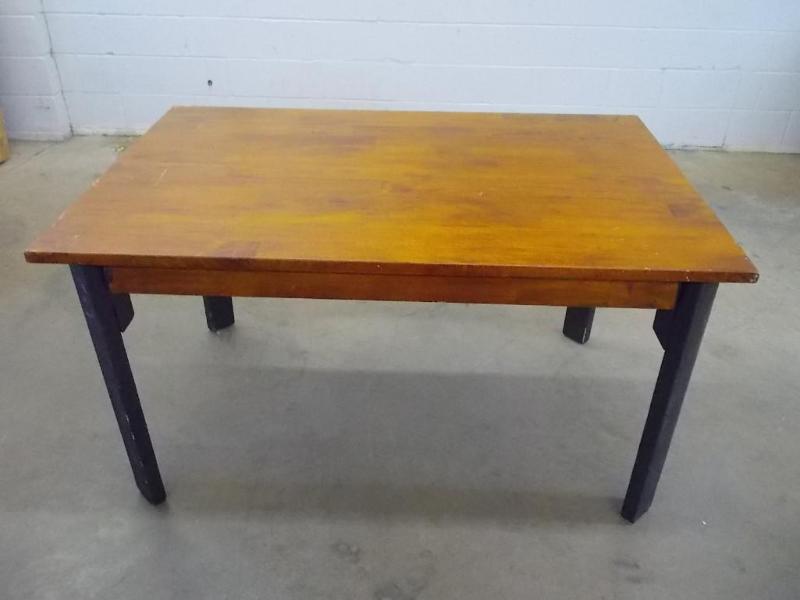 lot 6 image: Homemade dining table.   ...