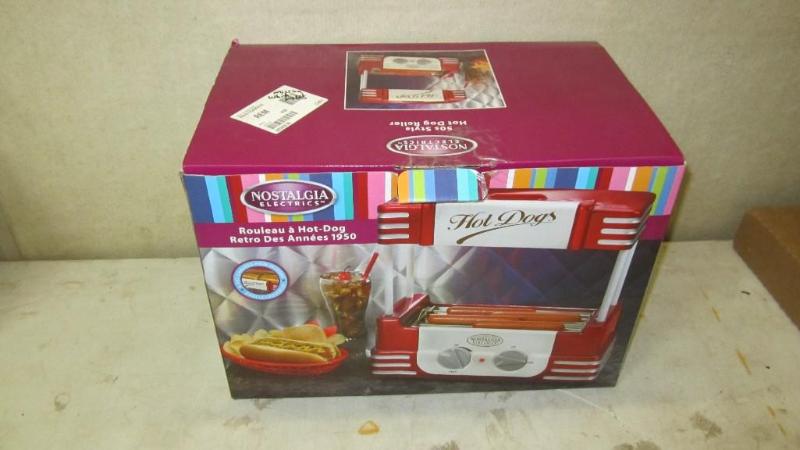 Hot dog roller cooker, new but miss...