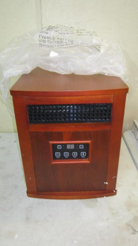 Radiant heater, no wheels...