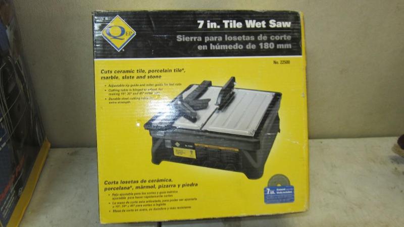 34hp 7&quot tile saw, parts or re...