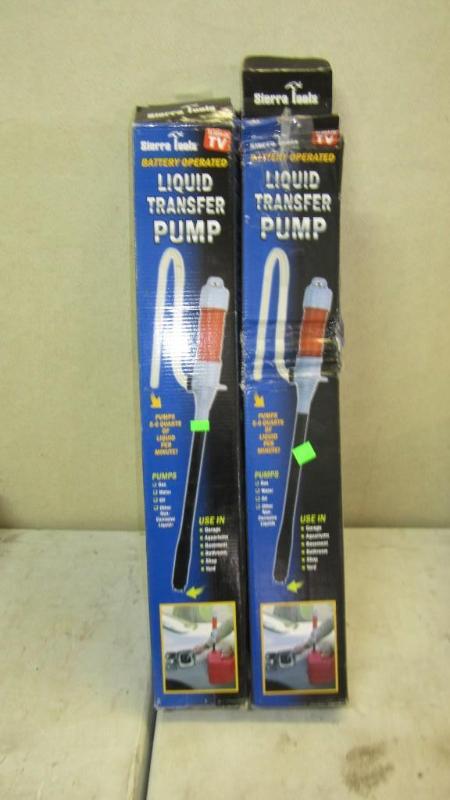 4 transfer pumps...