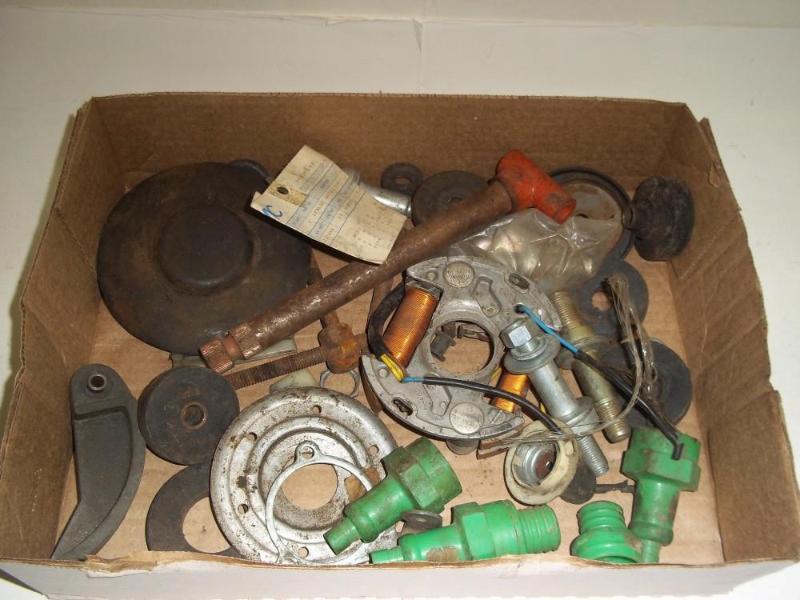 lot 118 image: Snowmobile Parts box...