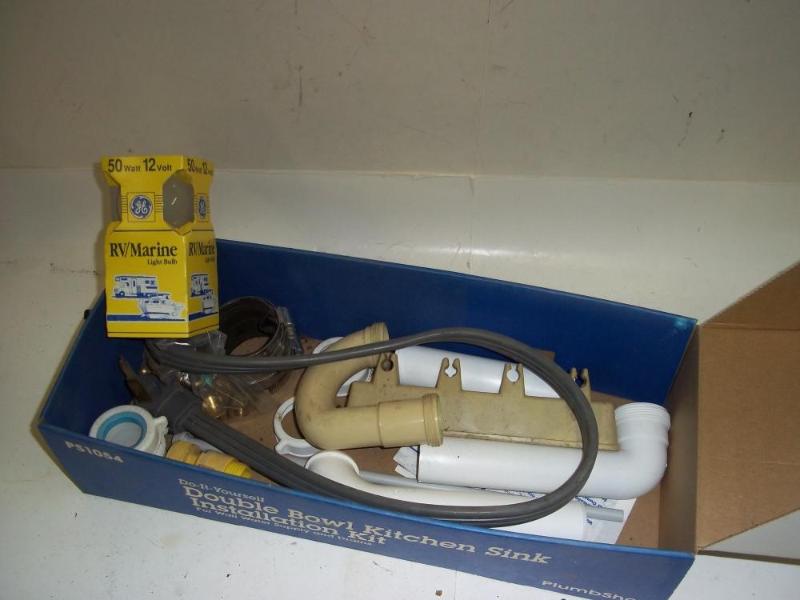lot 146 image: Box of plumbing parts...