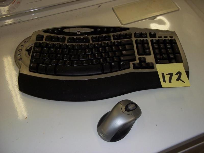 lot 172 image: Wireless keyboard and mouse...