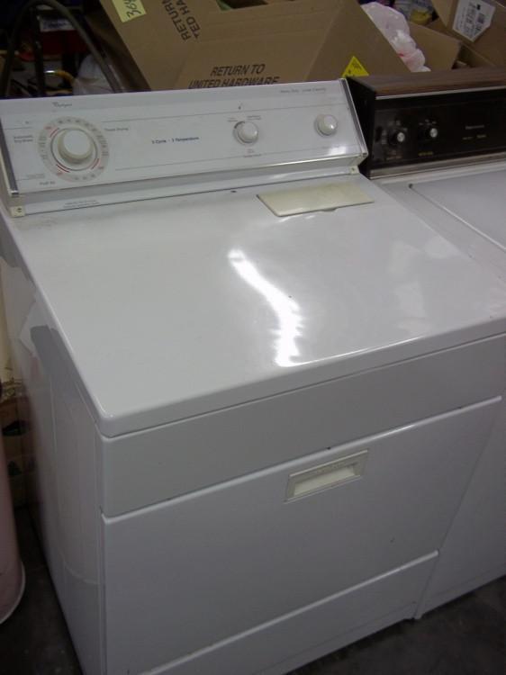 lot 187 image: Whirlpool Clothes Dryer...