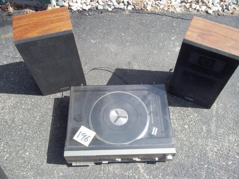 lot 196 image: Sharp AMFM Cassette Player  Turnt...