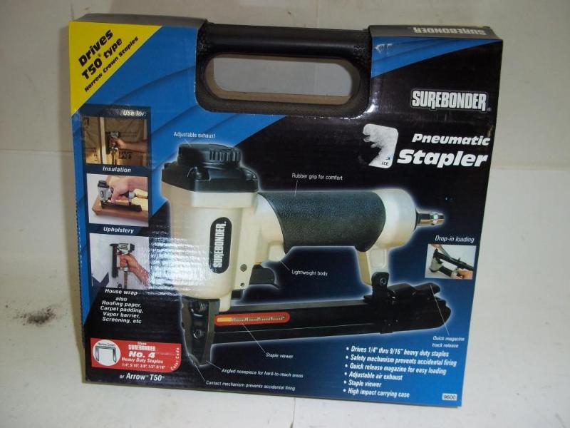 lot 20 image: New Surebonder Pneumatic Stapler...