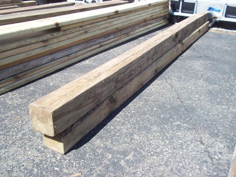 lot 201 image: 2 Treated 4" x 4" x 8...