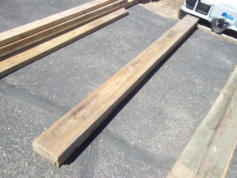 lot 204 image: 3 Treated 2" x 6" x 7...