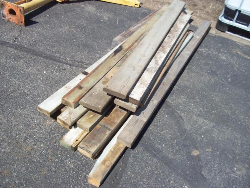 lot 206 image: 20 Treated wood  2" x Ass...