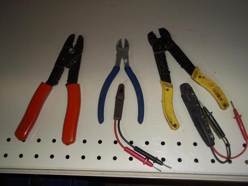 lot 235 image: Electrical Pliers and testers...