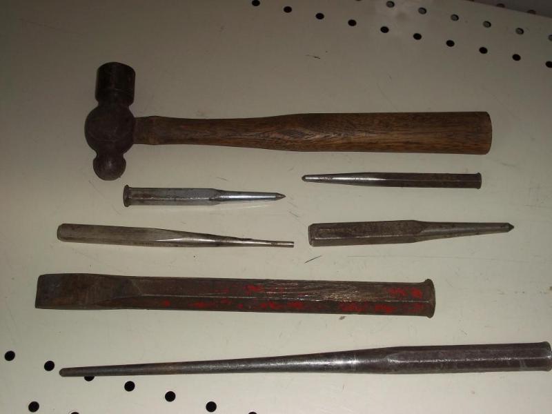 lot 238 image: Hammer and an Assortment of Punches...