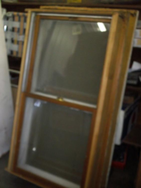 lot 261 image: Wood Window 32" x 54"...