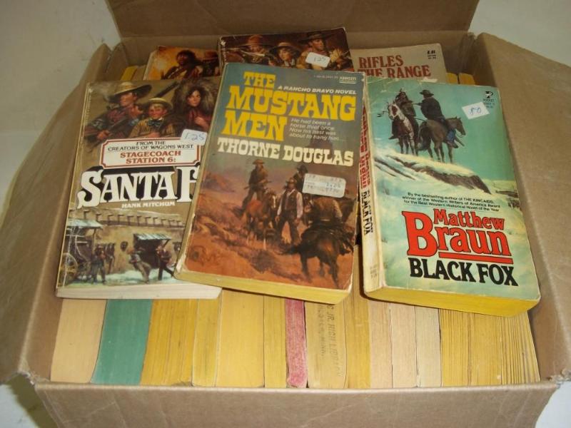 lot 298 image: Western Paper Back Book Collection ...