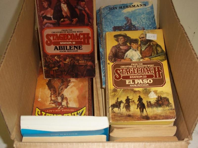 lot 299 image: Western Paper Back Book Collection ...