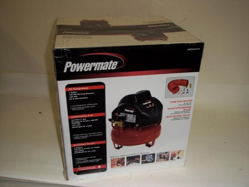 lot 33 image: NEW Powermate 1 Gallon Air Compress...