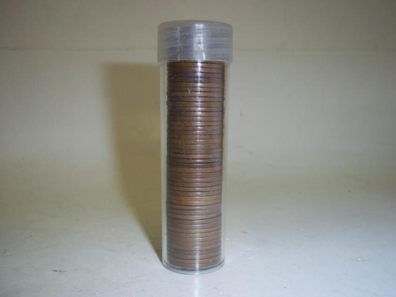 lot 49 image: Roll of Wheat Pennies may contain s...