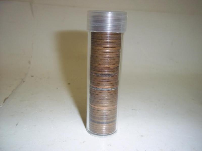 lot 51 image: Roll of Wheat Pennies may contain s...