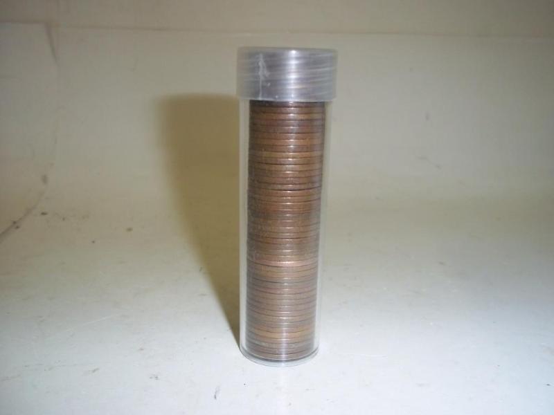 lot 55 image: Roll of Wheat Pennies may contain s...