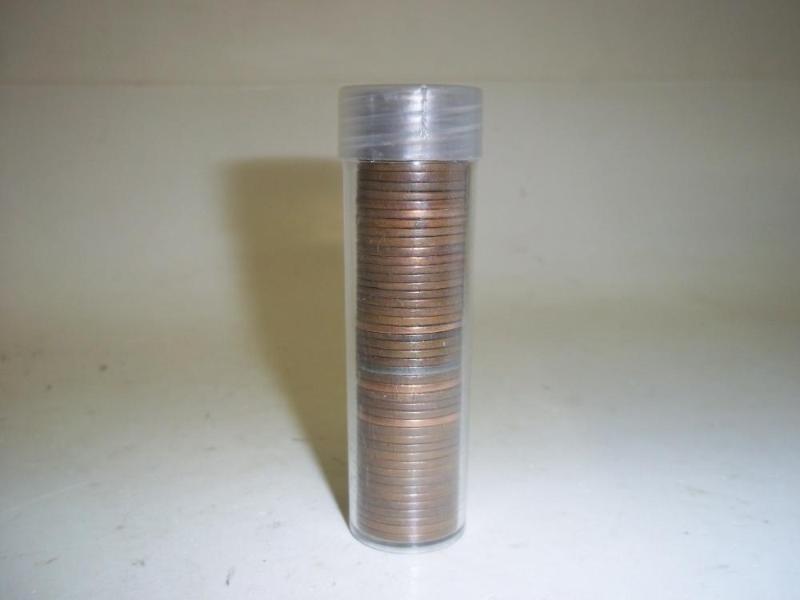 lot 56 image: Roll of Wheat Pennies may contain s...