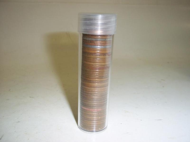lot 59 image: Roll of Wheat Pennies may contain s...