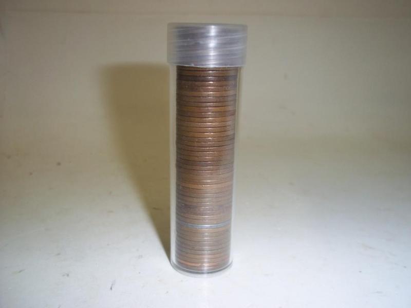 lot 60 image: Roll of Wheat Pennies may contain s...