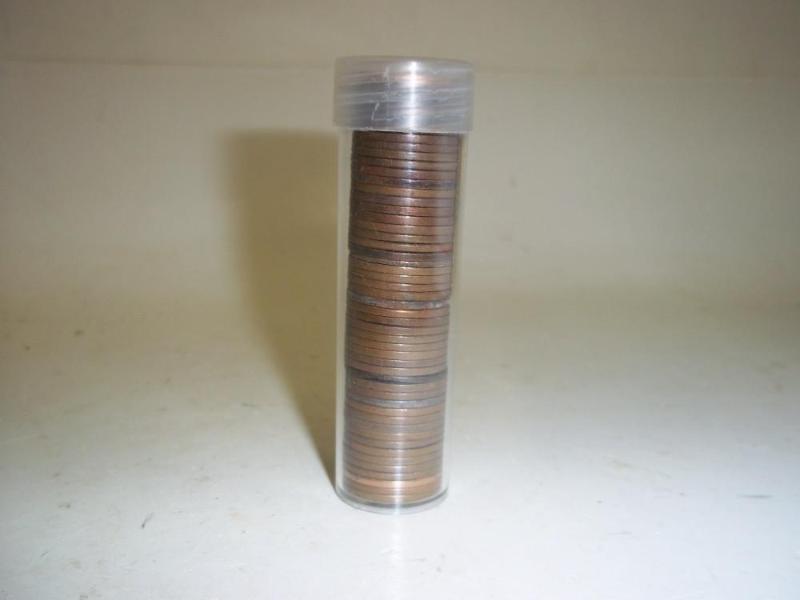 lot 63 image: Roll of Wheat Pennies may contain s...