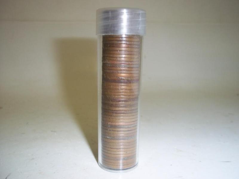 lot 64 image: Roll of Wheat Pennies may contain s...