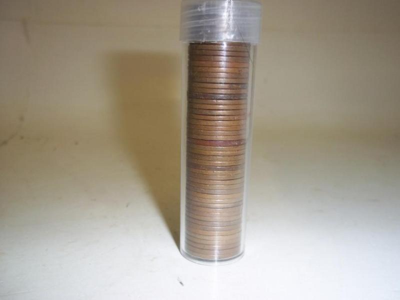 lot 65 image: Roll of Wheat Pennies may contain s...