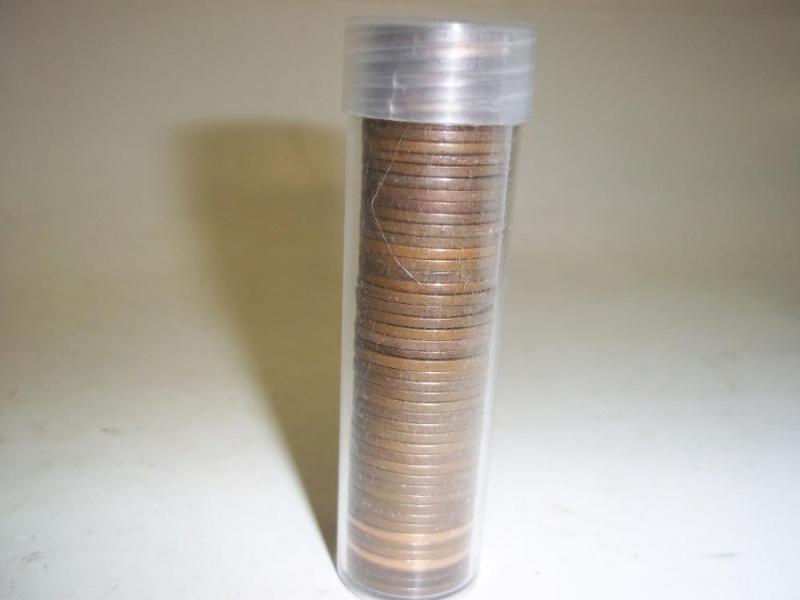 lot 67 image: Roll of Wheat Pennies may contain s...