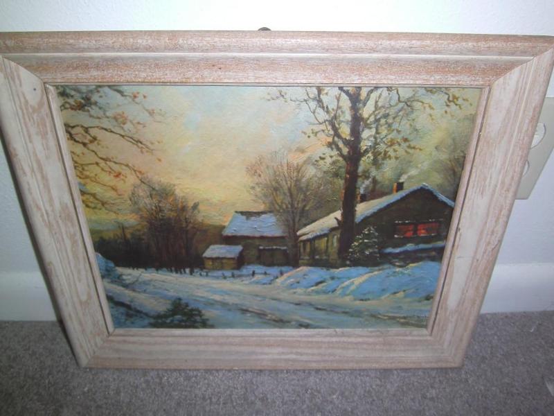 lot 74 image: Framed Print 14" x 17"...