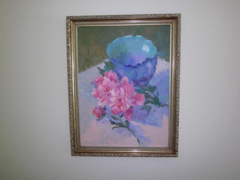 lot 87 image: Framed Hand Painted Artwork by loca...