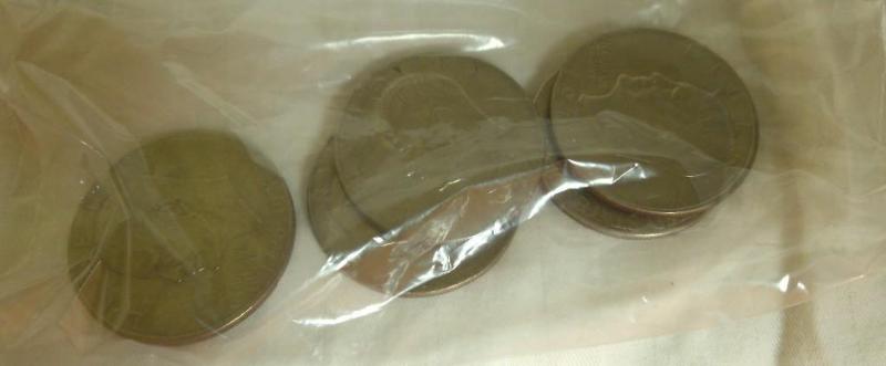 Bag of 5 Ike Dollars...