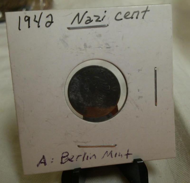1942 Nazi Era Germany 1 Pfenning Wi...