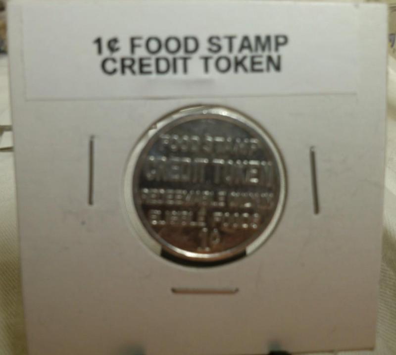 One Cnet Foor Stamp Credit Token...
