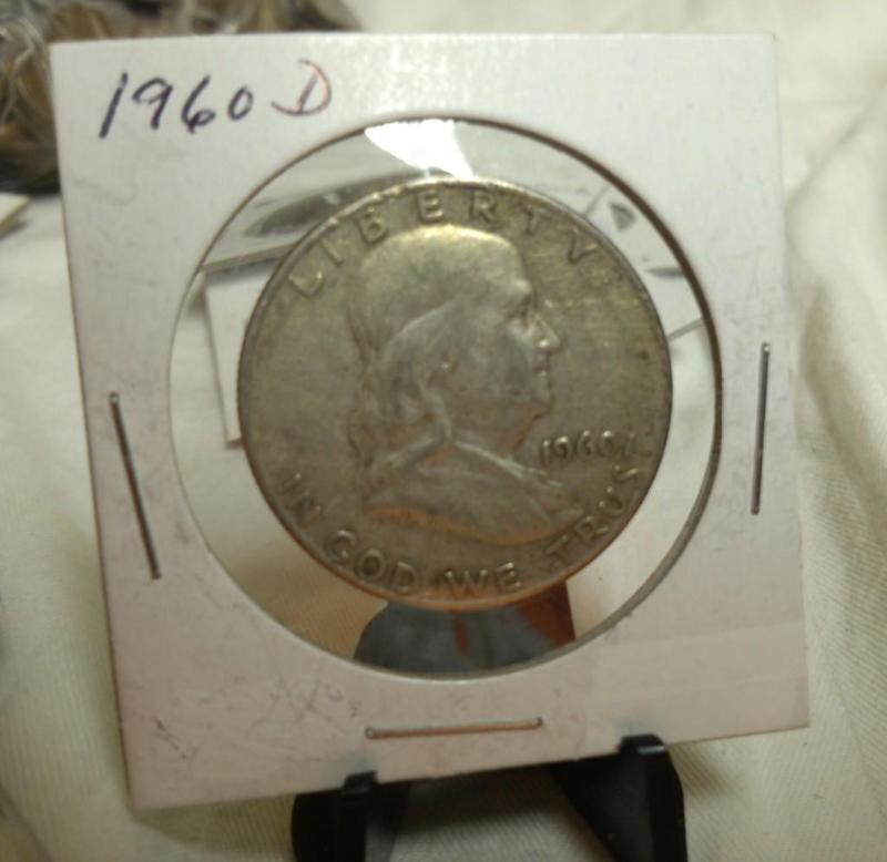 1960 D Franklin Half Dollar-...