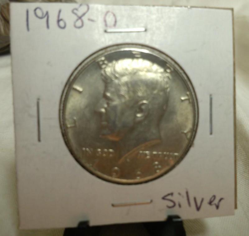 1968 D Kennedy Half Dollar...