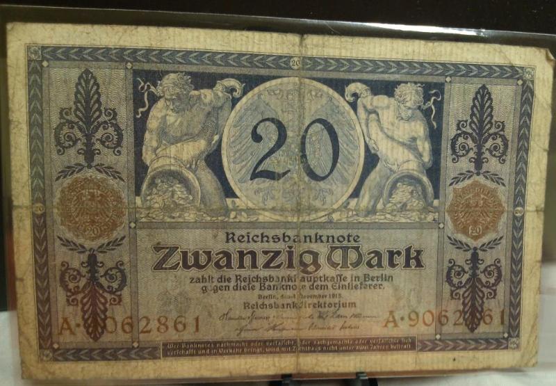 1916 Germany 20 Mark...