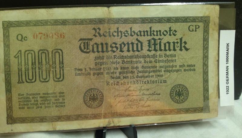 1922 Germany 1000 Mark...