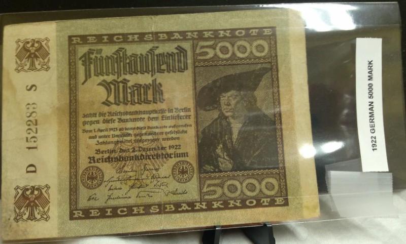 1922 Germany 5000 Mark...