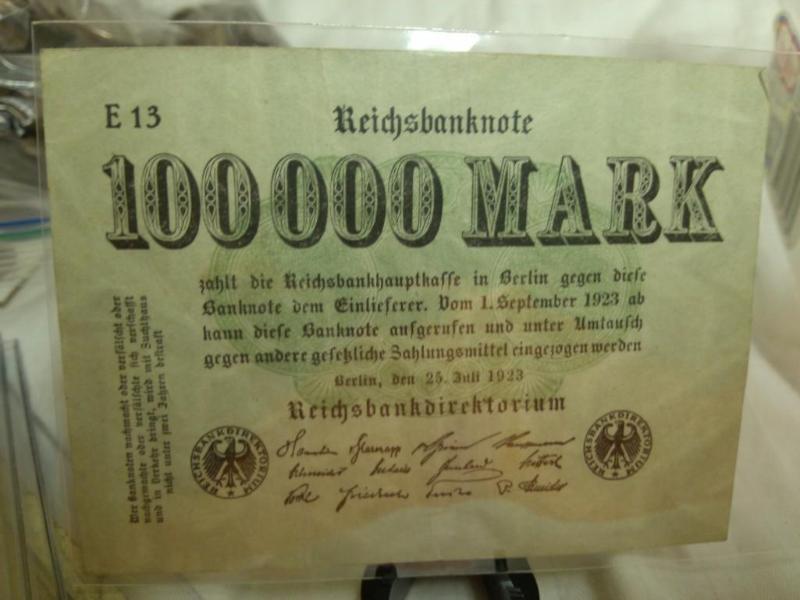1923 Germany 100000 Mark...