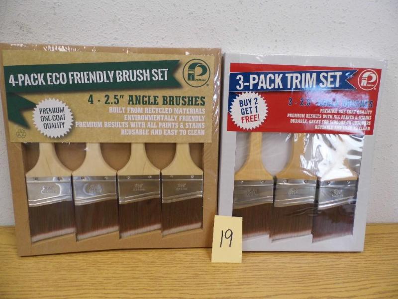 2 Sets of New Paint Brushes...