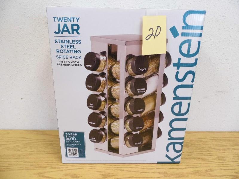 New Karmenstein Twenty Jar Spice Ra...