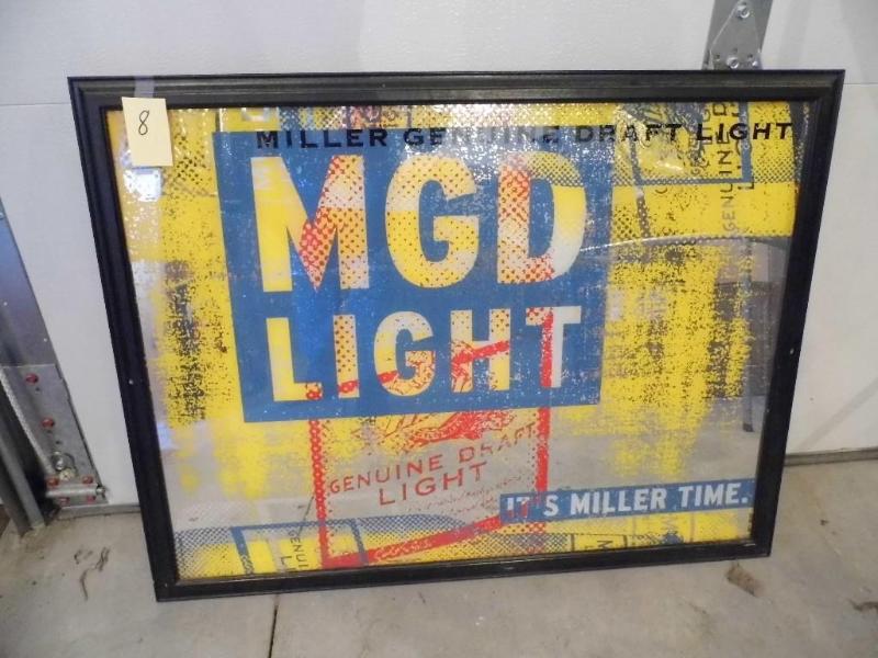 Miller Beer - MGD Light Mirrored Si...